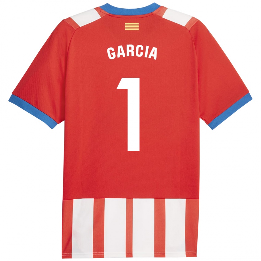 Hombre Camiseta Lucas García #1 Rojo Blanco 1ª Equipación 2023/24 La Camisa Chile