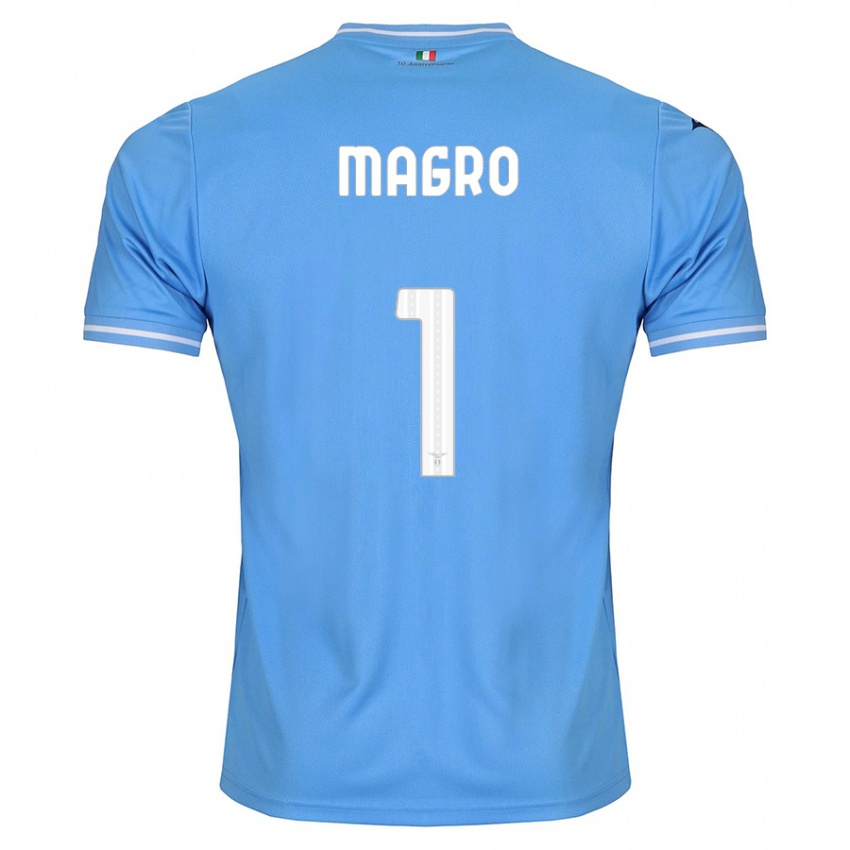 Hombre Camiseta Federico Magro #1 Azul 1ª Equipación 2023/24 La Camisa Chile