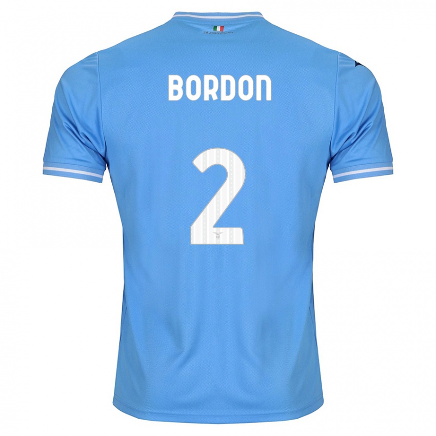 Hombre Camiseta Filipe Bordon #2 Azul 1ª Equipación 2023/24 La Camisa Chile