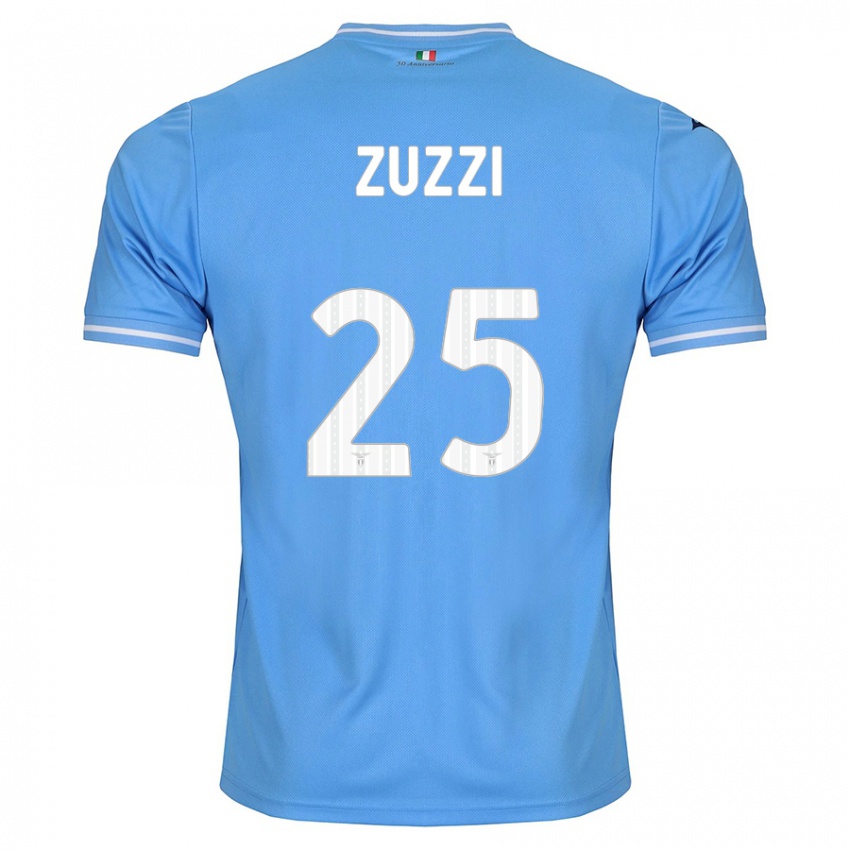 Hombre Camiseta Giorgia Zuzzi #25 Azul 1ª Equipación 2023/24 La Camisa Chile