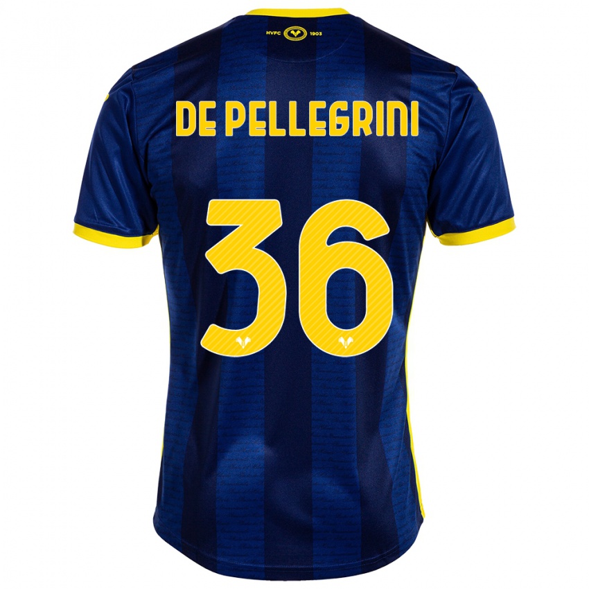 Hombre Camiseta Erika De Pellegrini #36 Armada 1ª Equipación 2023/24 La Camisa Chile