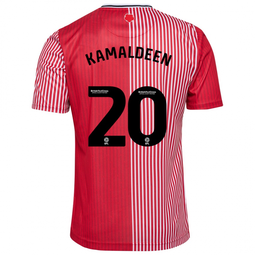 Hombre Camiseta Kamaldeen Sulemana #20 Rojo 1ª Equipación 2023/24 La Camisa Chile