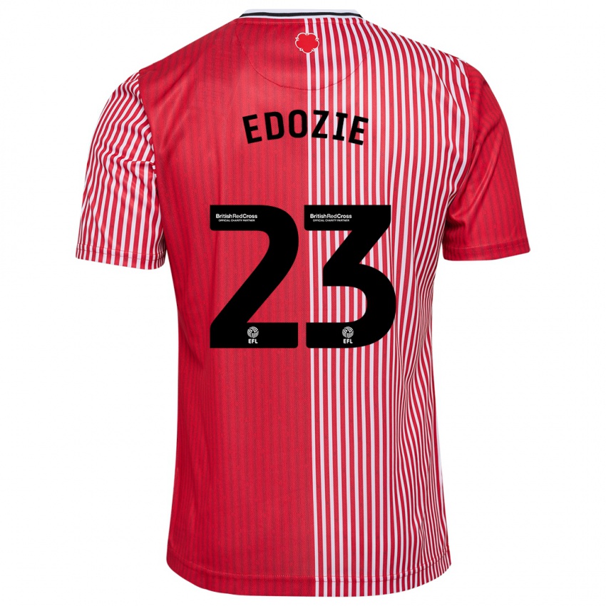 Hombre Camiseta Samuel Edozie #23 Rojo 1ª Equipación 2023/24 La Camisa Chile