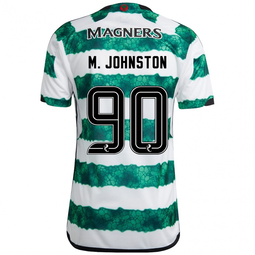 Hombre Camiseta Mikey Johnston #90 Verde 1ª Equipación 2023/24 La Camisa Chile