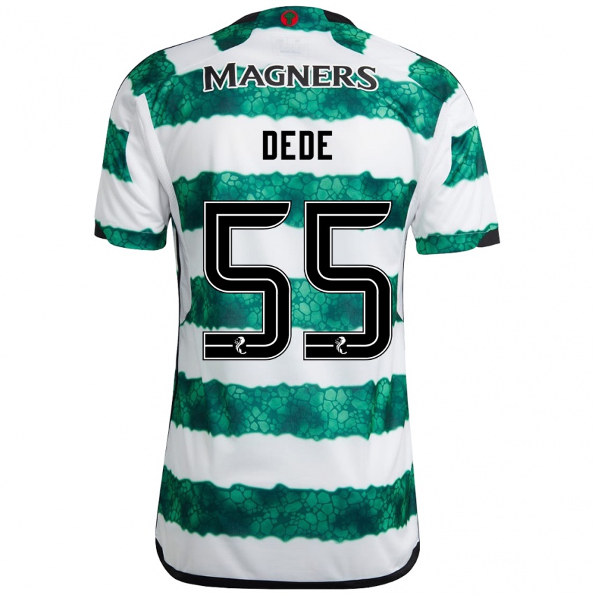 Hombre Camiseta Josh Dede #55 Verde 1ª Equipación 2023/24 La Camisa Chile