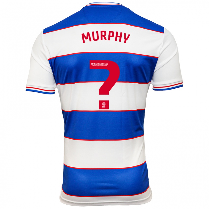 Hombre Camiseta Harry Murphy #0 Blanco Azul 1ª Equipación 2023/24 La Camisa Chile