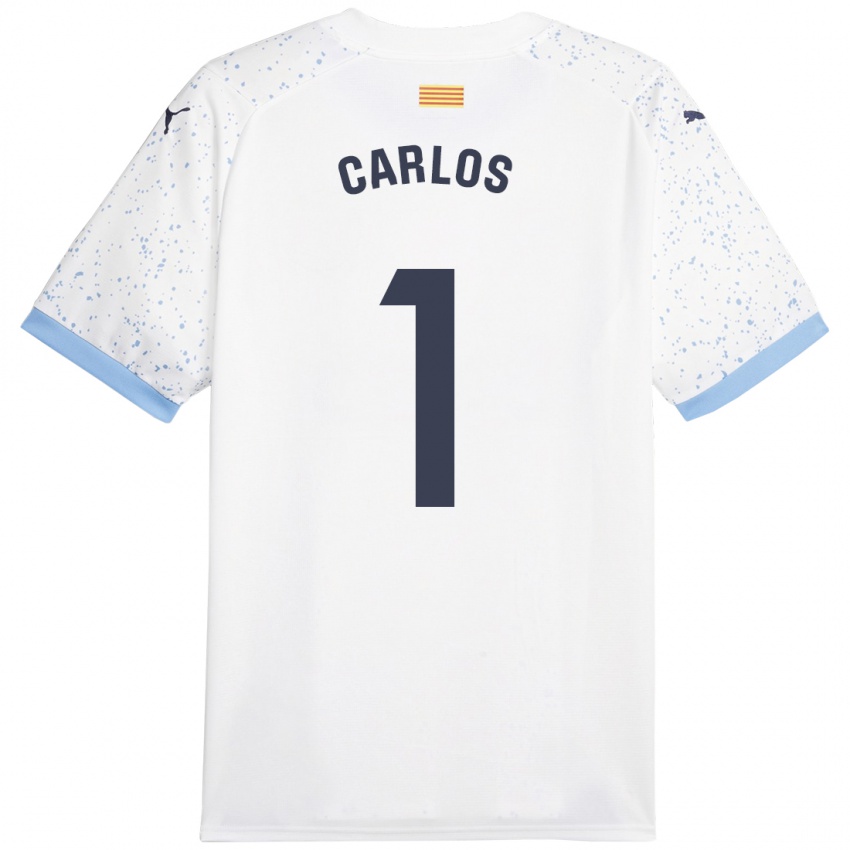 Hombre Camiseta Juan Carlos #1 Blanco 2ª Equipación 2023/24 La Camisa Chile