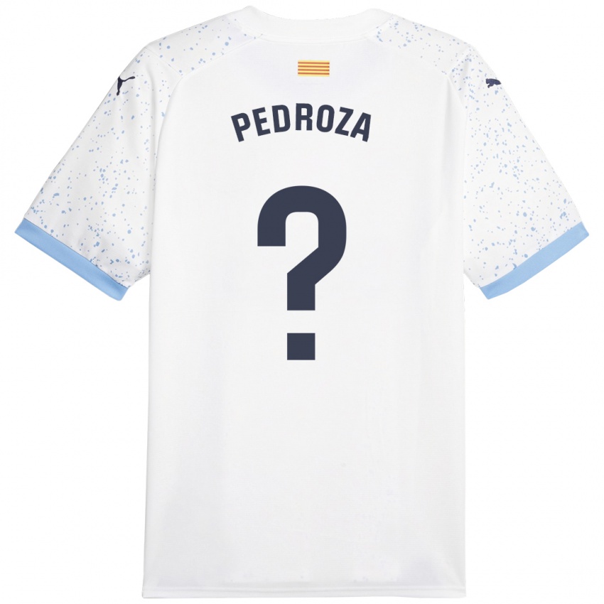 Hombre Camiseta Gerardo Pedroza #0 Blanco 2ª Equipación 2023/24 La Camisa Chile