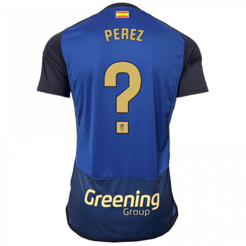 Hombre Camiseta Marco Pérez #0 Armada 2ª Equipación 2023/24 La Camisa Chile