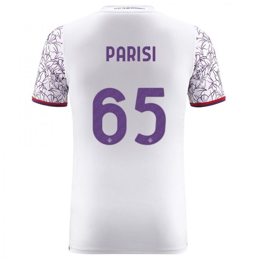 Hombre Camiseta Fabiano Parisi #65 Blanco 2ª Equipación 2023/24 La Camisa Chile