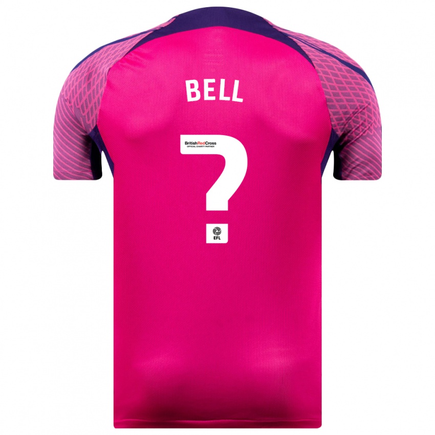Hombre Camiseta Luke Bell #0 Morado 2ª Equipación 2023/24 La Camisa Chile