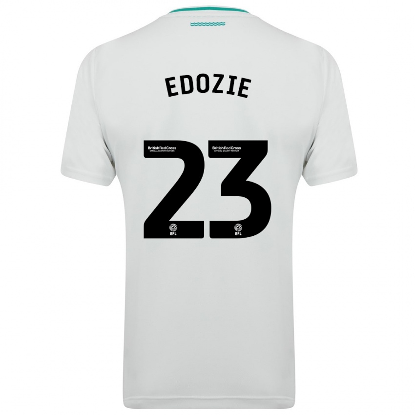 Hombre Camiseta Samuel Edozie #23 Blanco 2ª Equipación 2023/24 La Camisa Chile