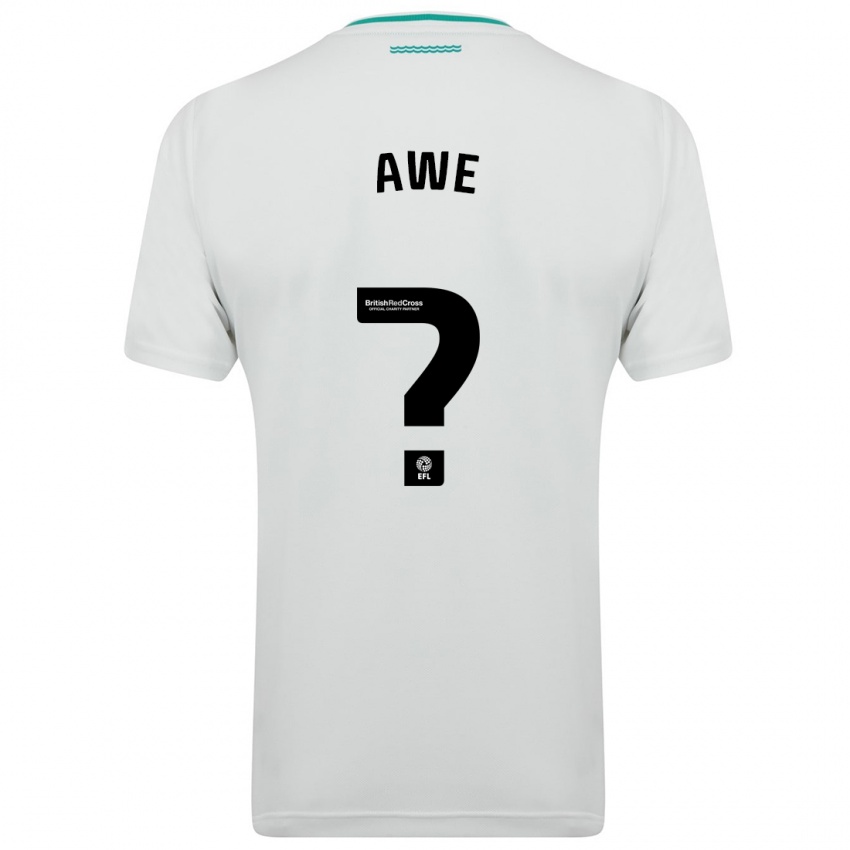 Hombre Camiseta Zach Awe #0 Blanco 2ª Equipación 2023/24 La Camisa Chile