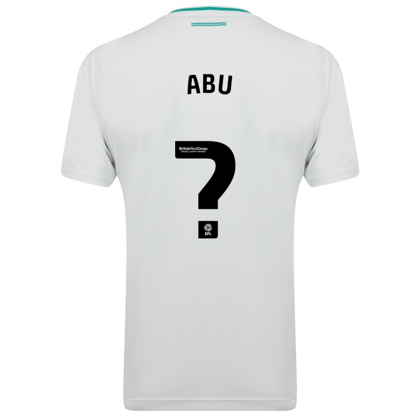 Hombre Camiseta Derrick Abu #0 Blanco 2ª Equipación 2023/24 La Camisa Chile