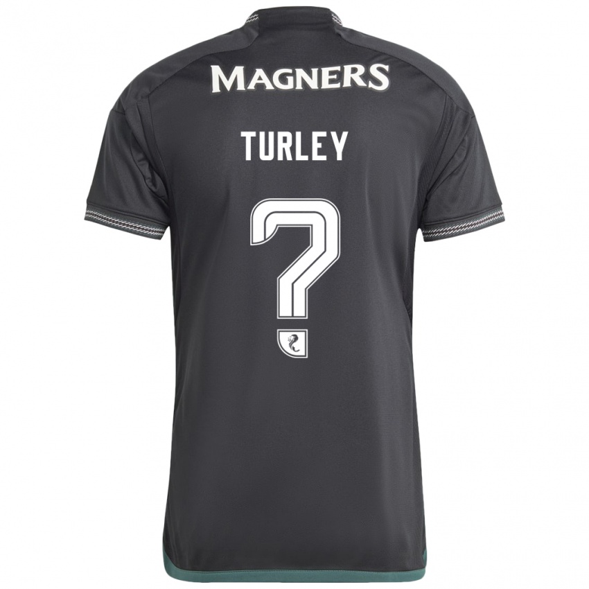 Hombre Camiseta Francis Turley #0 Negro 2ª Equipación 2023/24 La Camisa Chile