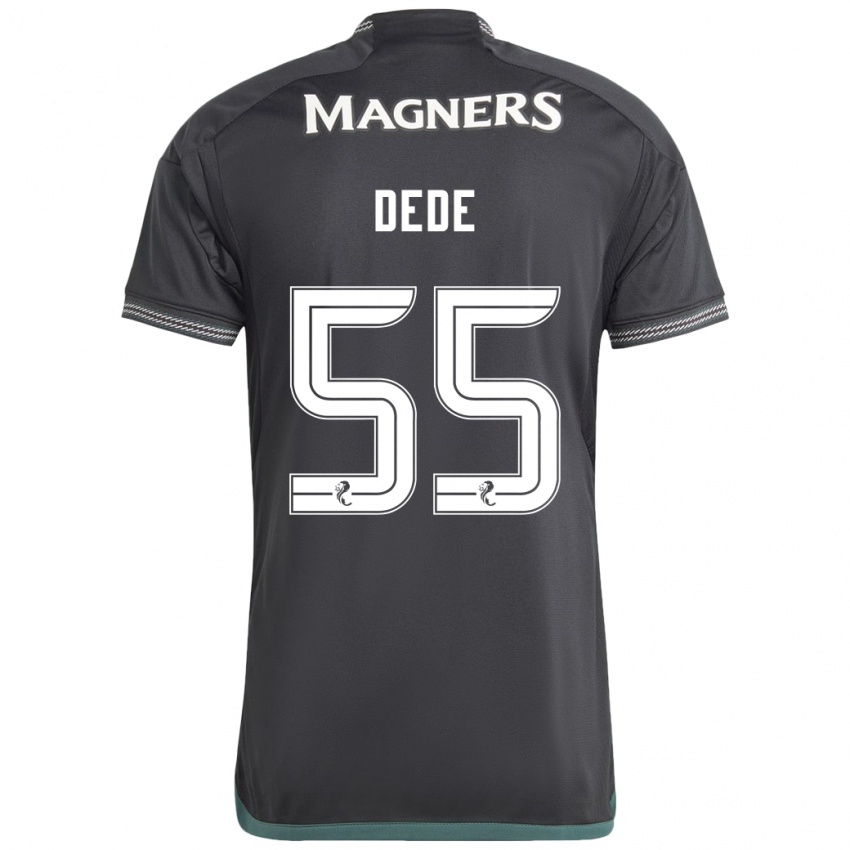 Hombre Camiseta Josh Dede #55 Negro 2ª Equipación 2023/24 La Camisa Chile