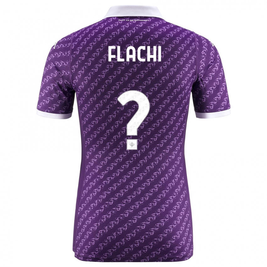 Mujer Camiseta Tommaso Flachi #0 Violeta 1ª Equipación 2023/24 La Camisa Chile