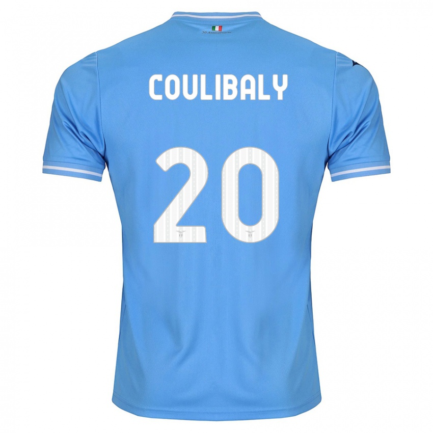 Mujer Camiseta Larsson Coulibaly #20 Azul 1ª Equipación 2023/24 La Camisa Chile