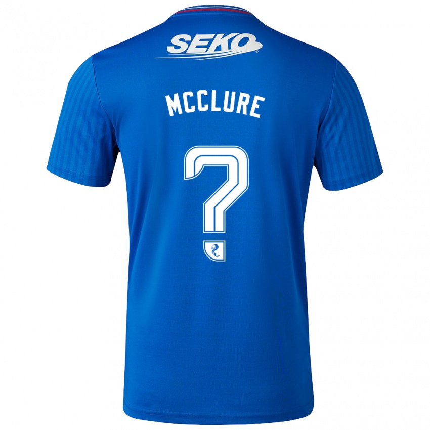Mujer Camiseta Blaine Mcclure #0 Azul 1ª Equipación 2023/24 La Camisa Chile