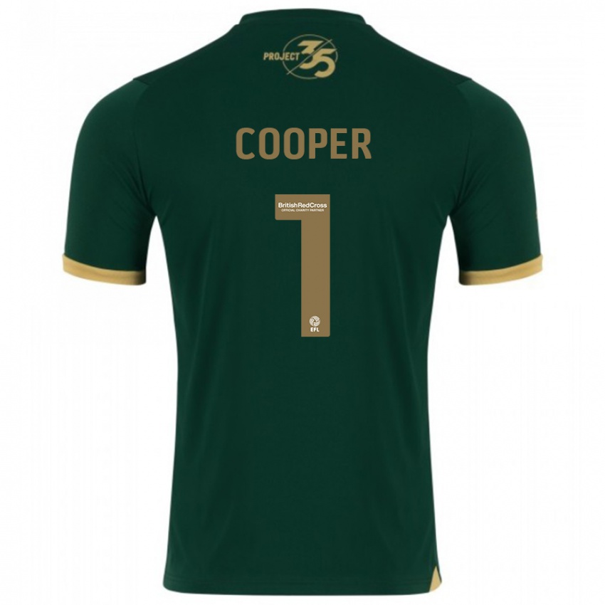 Mujer Camiseta Michael Cooper #1 Verde 1ª Equipación 2023/24 La Camisa Chile
