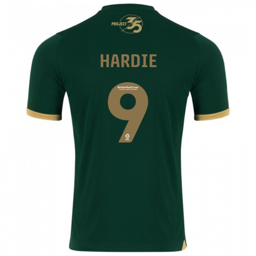 Mujer Camiseta Ryan Hardie #9 Verde 1ª Equipación 2023/24 La Camisa Chile