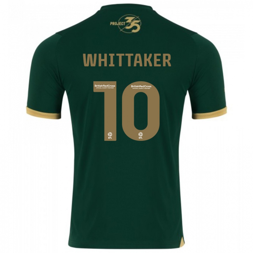 Mujer Camiseta Morgan Whittaker #10 Verde 1ª Equipación 2023/24 La Camisa Chile