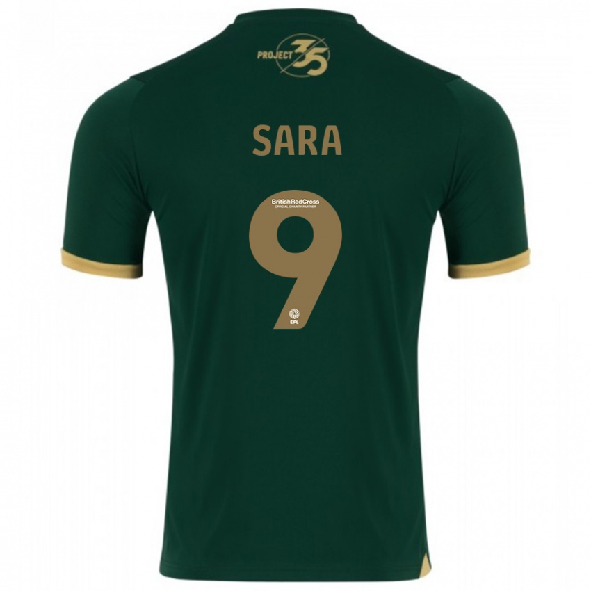 Mujer Camiseta Ellie Sara #9 Verde 1ª Equipación 2023/24 La Camisa Chile