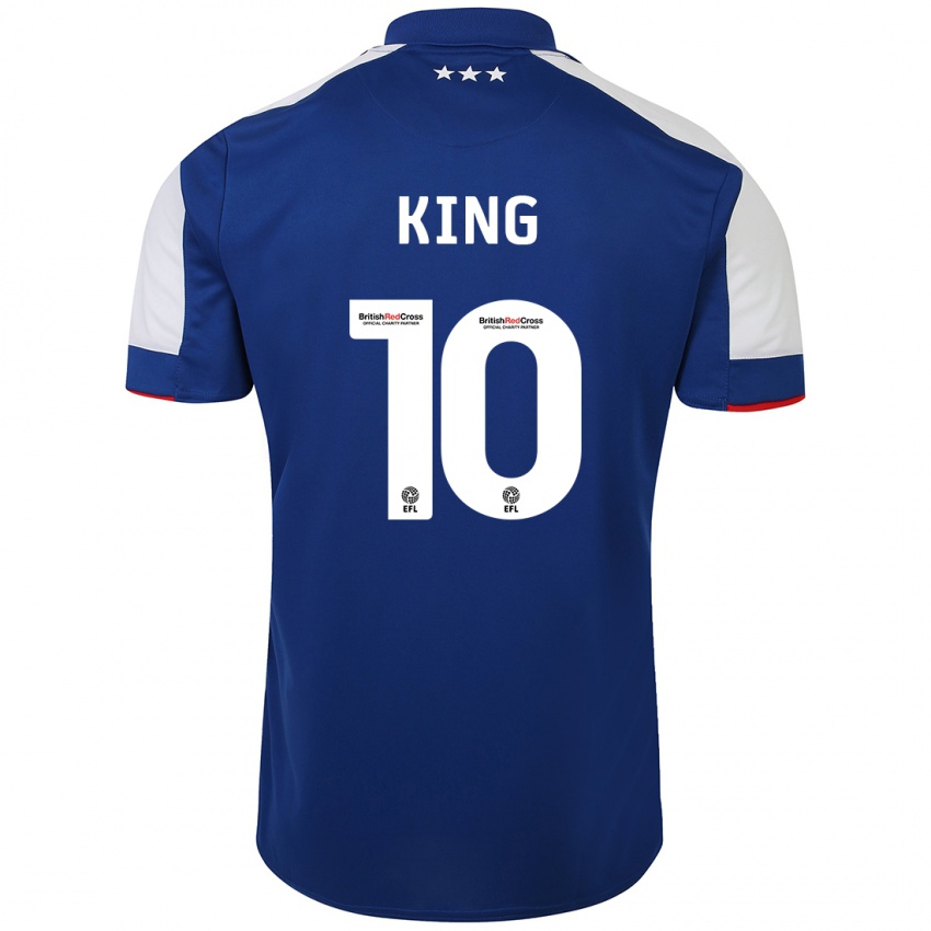 Mujer Camiseta Eloise King #10 Azul 1ª Equipación 2023/24 La Camisa Chile