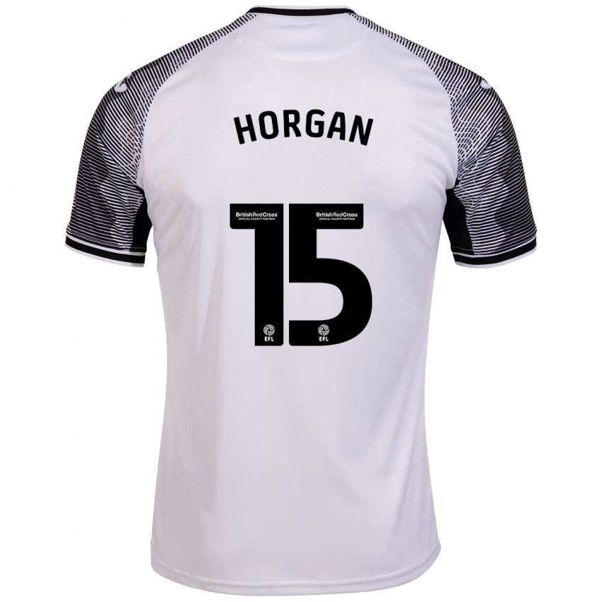 Mujer Camiseta Gwenan Horgan #15 Blanco 1ª Equipación 2023/24 La Camisa Chile