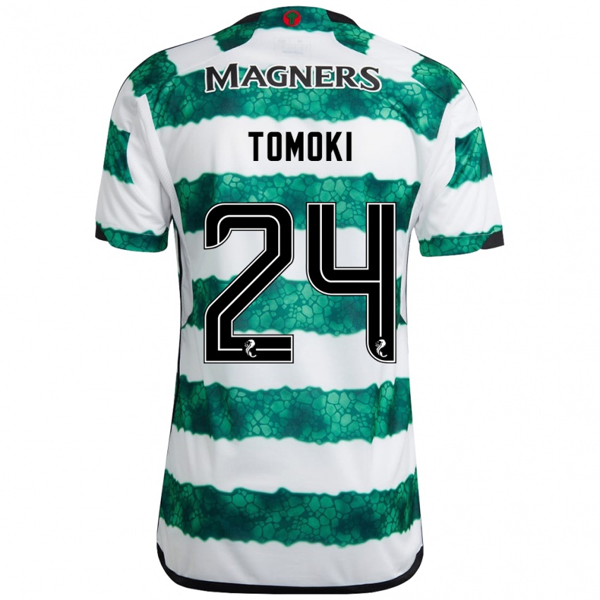 Mujer Camiseta Tomoki Iwata #24 Verde 1ª Equipación 2023/24 La Camisa Chile