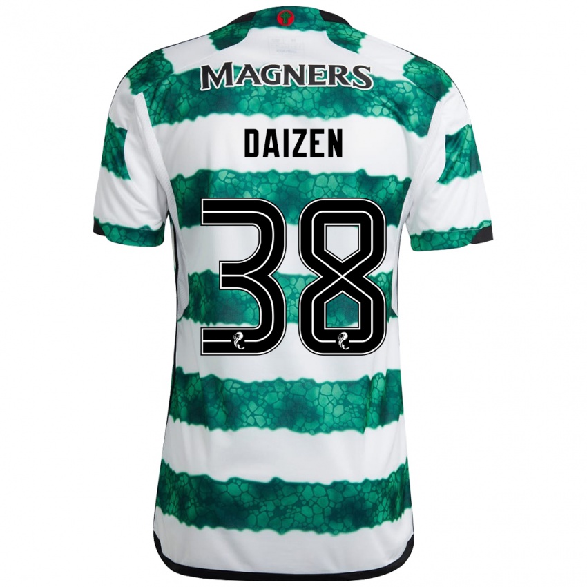 Mujer Camiseta Daizen Maeda #38 Verde 1ª Equipación 2023/24 La Camisa Chile
