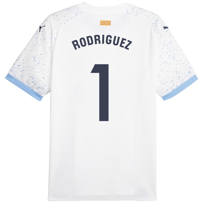 Mujer Camiseta Maria Rodríguez #1 Blanco 2ª Equipación 2023/24 La Camisa Chile