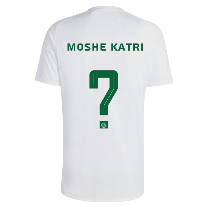 Mujer Camiseta Roy Moshe Katri #0 Verde Azul 2ª Equipación 2023/24 La Camisa Chile