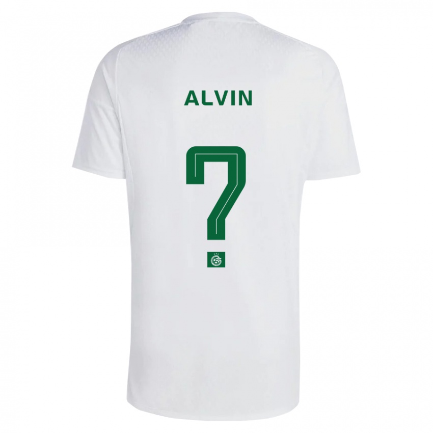 Mujer Camiseta Glenn Alvin #0 Verde Azul 2ª Equipación 2023/24 La Camisa Chile
