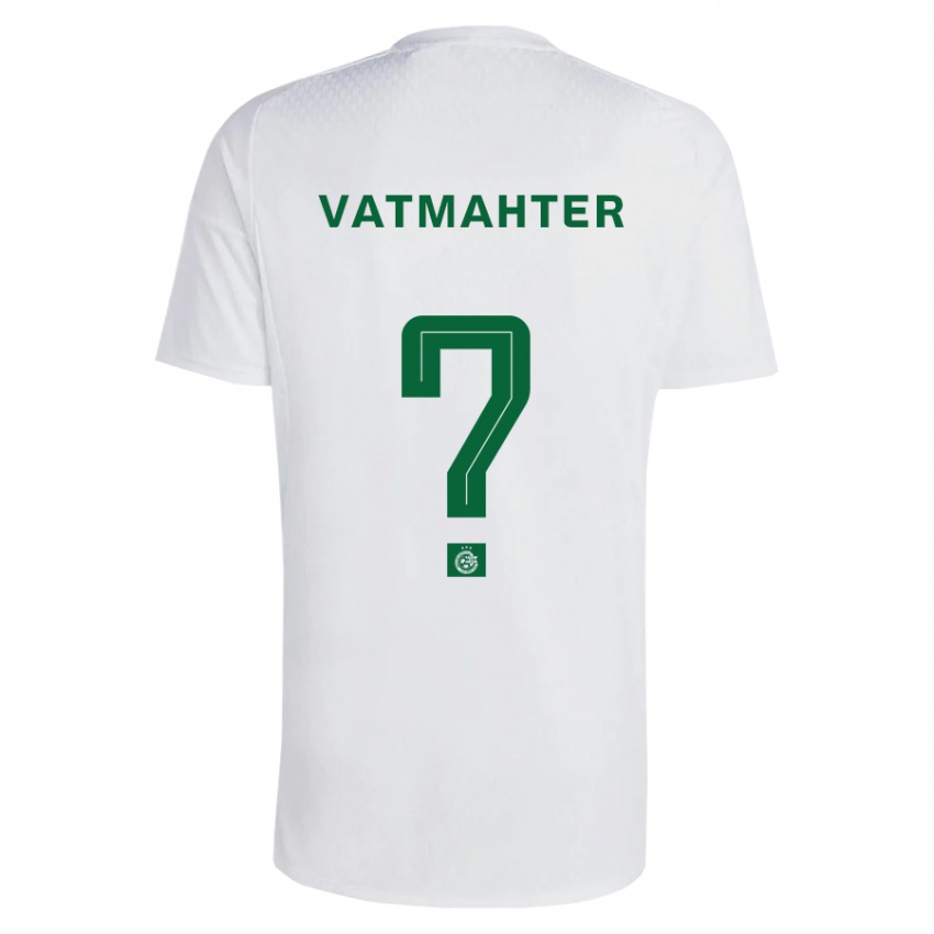 Mujer Camiseta Liam Vatmahter #0 Verde Azul 2ª Equipación 2023/24 La Camisa Chile
