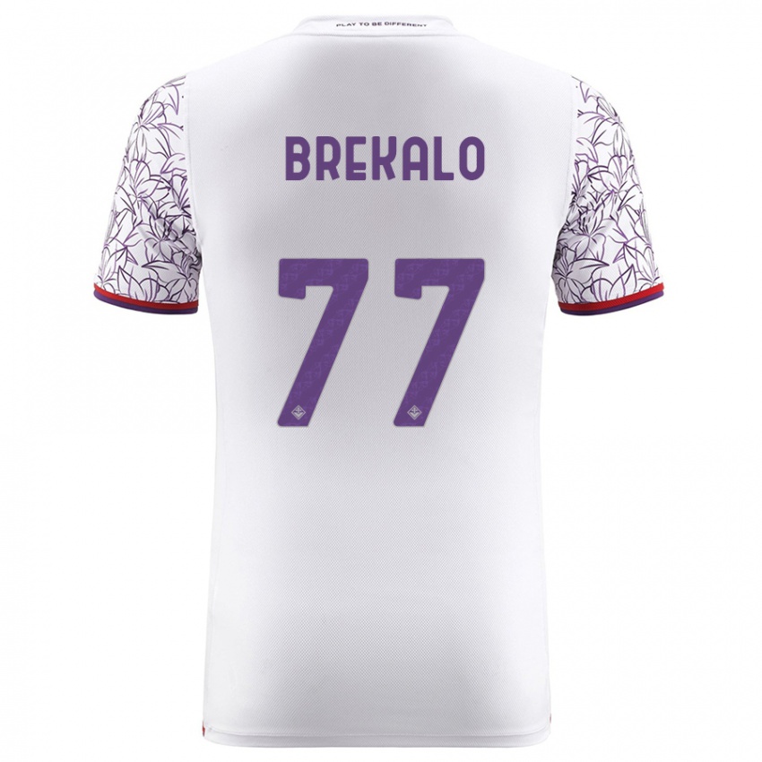 Mujer Camiseta Josip Brekalo #77 Blanco 2ª Equipación 2023/24 La Camisa Chile