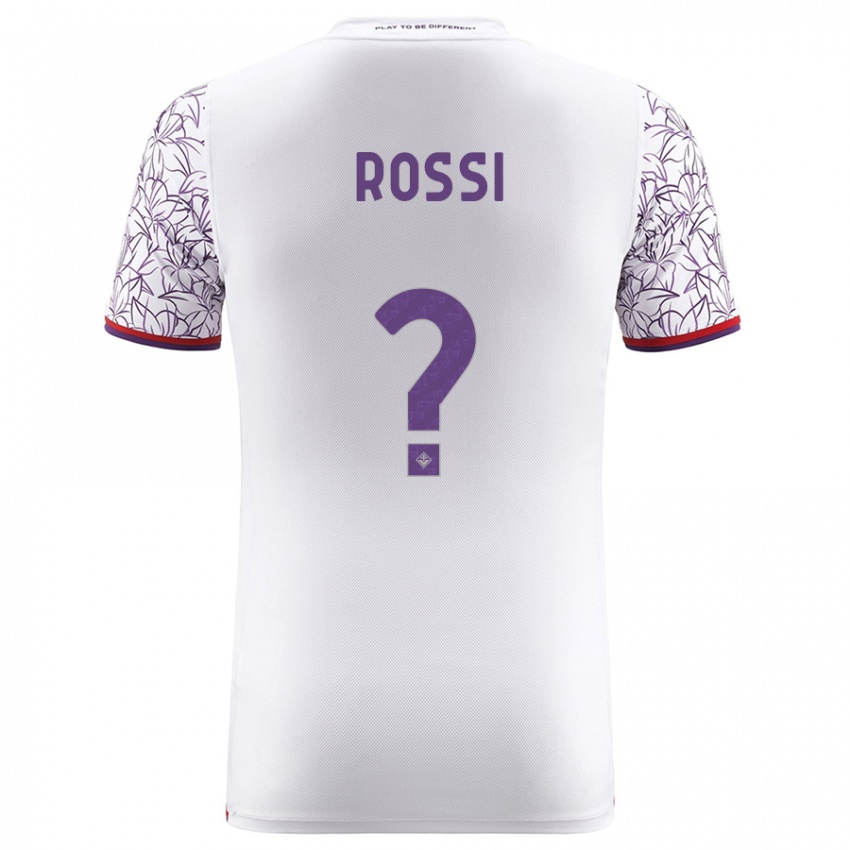 Mujer Camiseta Alessandro Rossi #0 Blanco 2ª Equipación 2023/24 La Camisa Chile