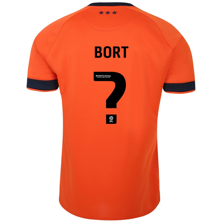 Mujer Camiseta Antoni Bort #0 Naranja 2ª Equipación 2023/24 La Camisa Chile