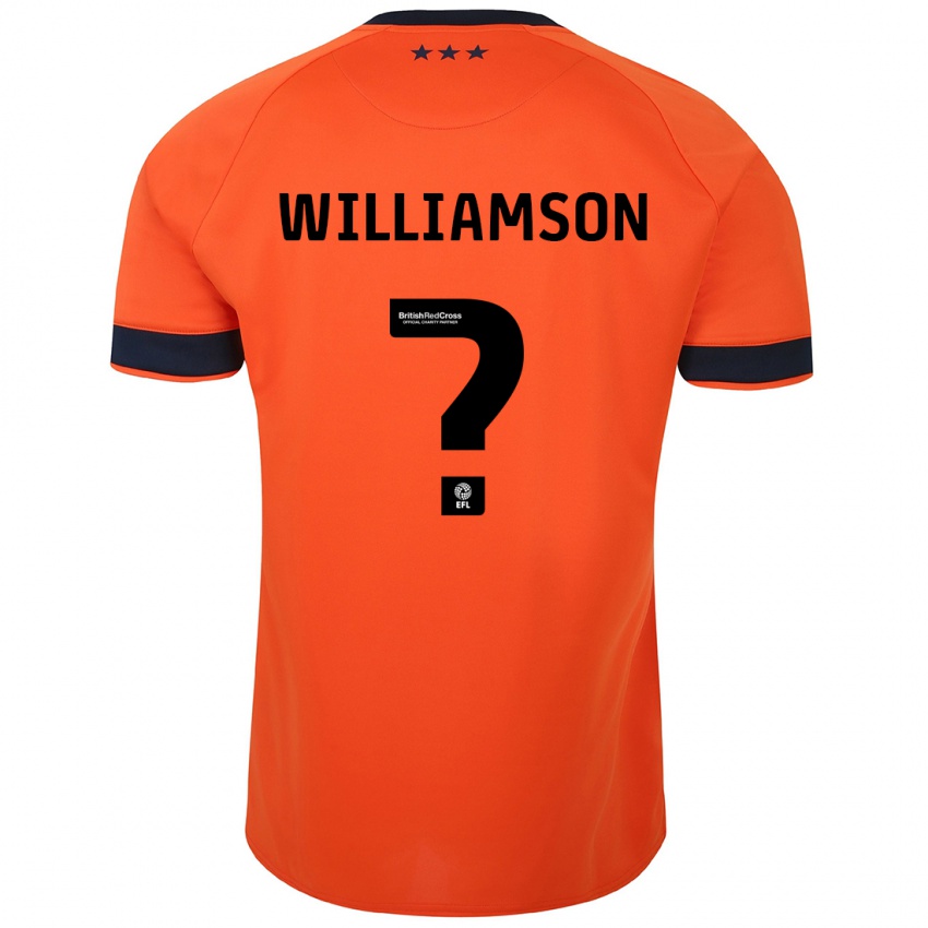 Mujer Camiseta Woody Williamson #0 Naranja 2ª Equipación 2023/24 La Camisa Chile