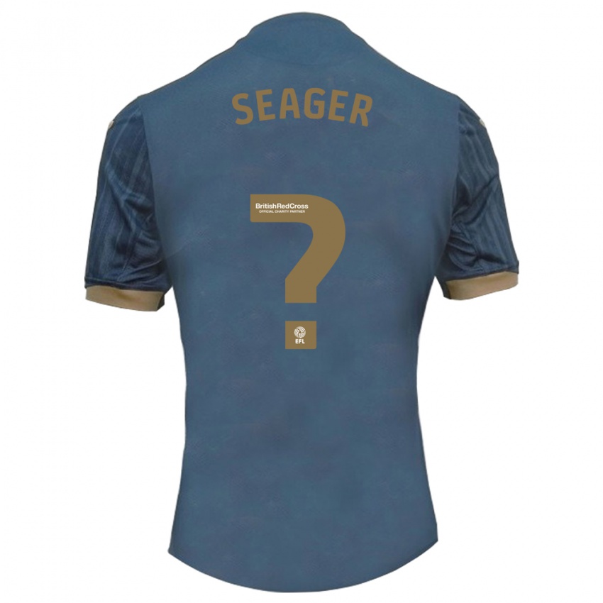 Mujer Camiseta Sam Seager #0 Verde Azulado Oscuro 2ª Equipación 2023/24 La Camisa Chile