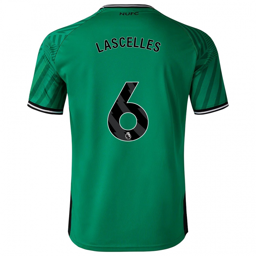 Mujer Camiseta Jamaal Lascelles #6 Verde 2ª Equipación 2023/24 La Camisa Chile