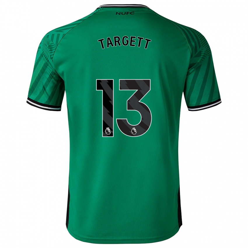 Mujer Camiseta Matt Targett #13 Verde 2ª Equipación 2023/24 La Camisa Chile