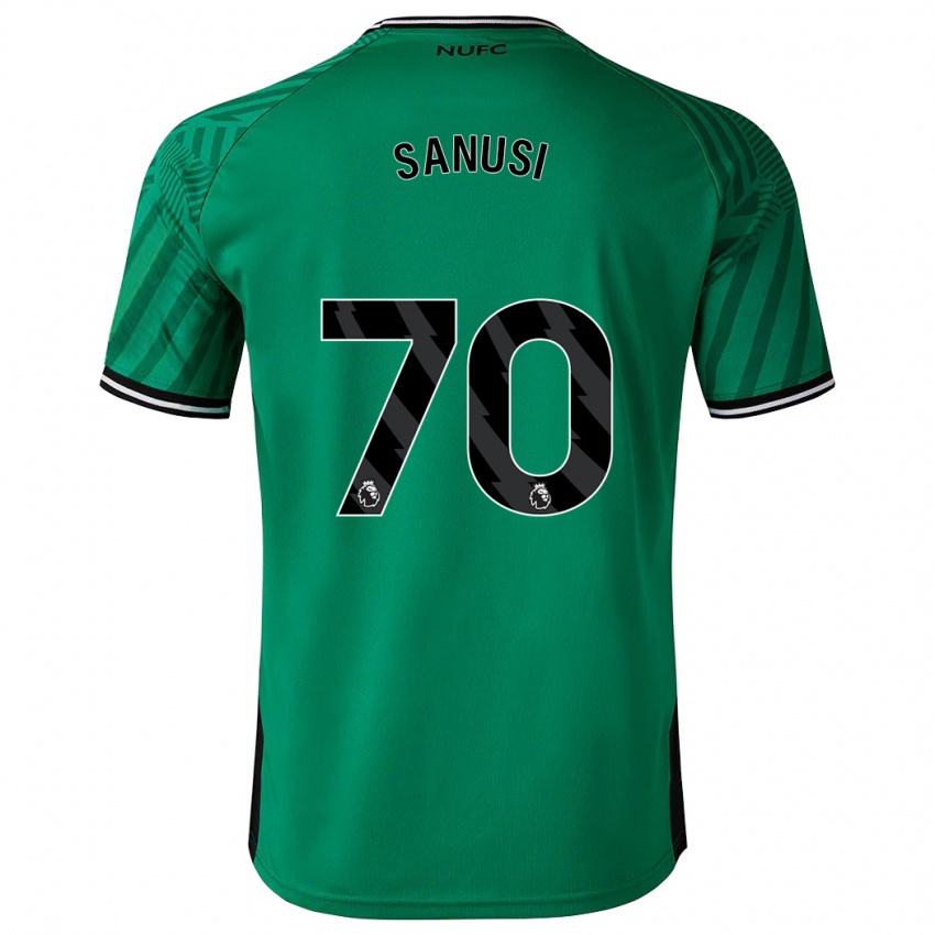 Mujer Camiseta Trevan Sanusi #70 Verde 2ª Equipación 2023/24 La Camisa Chile