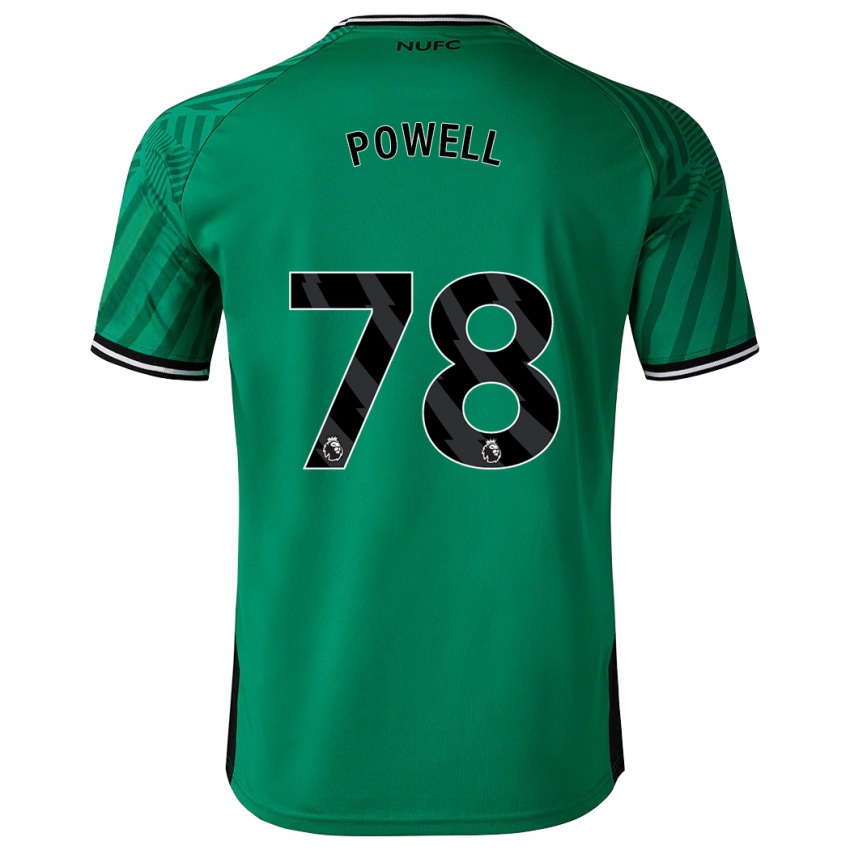 Mujer Camiseta Harry Powell #78 Verde 2ª Equipación 2023/24 La Camisa Chile