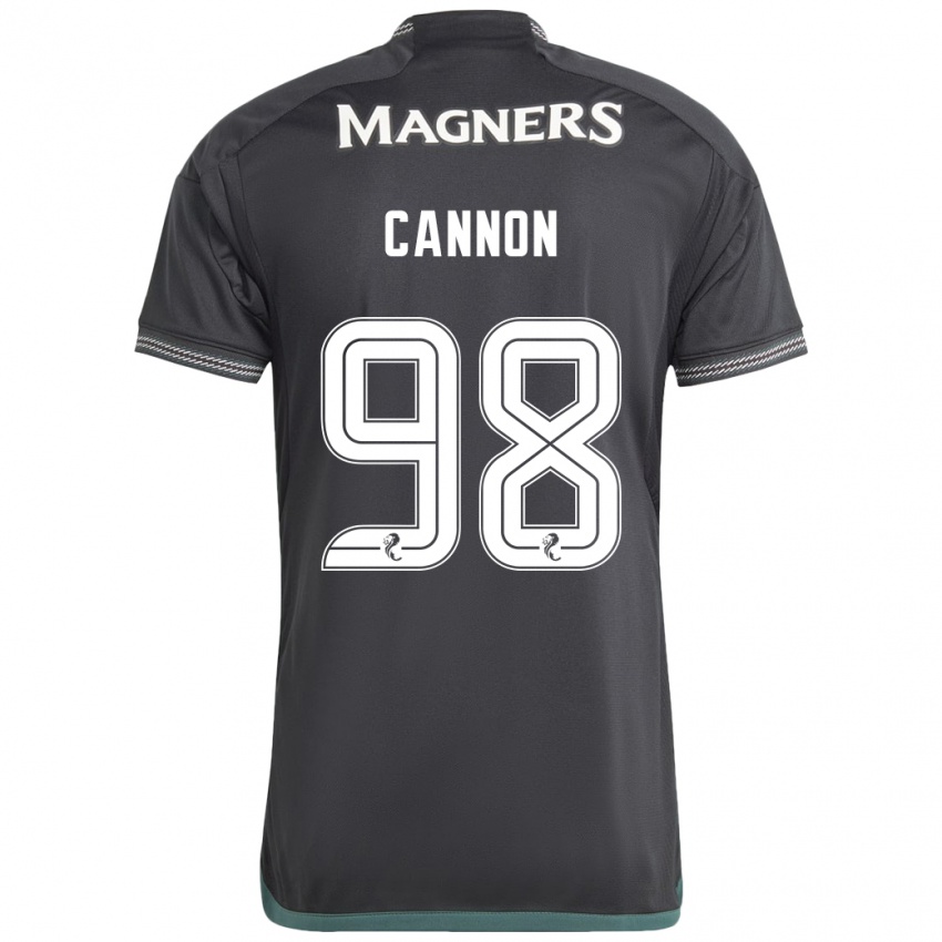 Mujer Camiseta Aidan Cannon #98 Negro 2ª Equipación 2023/24 La Camisa Chile