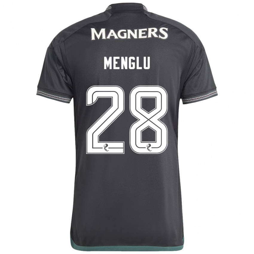 Mujer Camiseta Shen Menglu #28 Negro 2ª Equipación 2023/24 La Camisa Chile