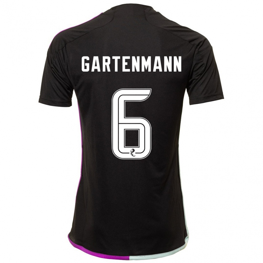 Mujer Camiseta Stefan Gartenmann #6 Negro 2ª Equipación 2023/24 La Camisa Chile