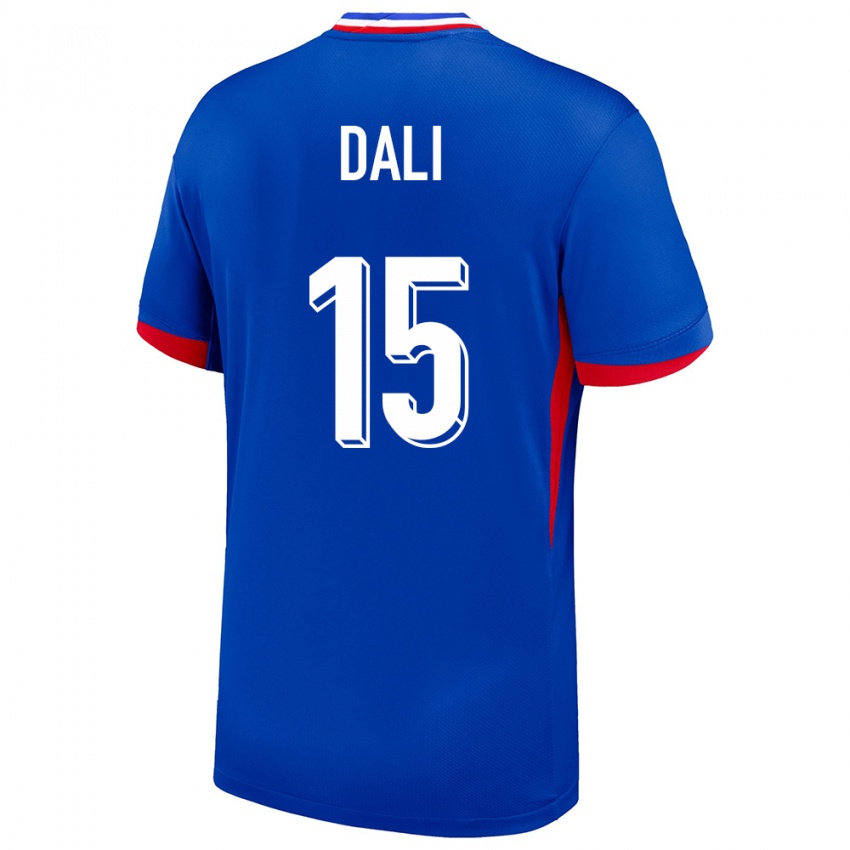 Niño Camiseta Francia Kenza Dali #15 Azul 1ª Equipación 24-26 La Camisa Chile