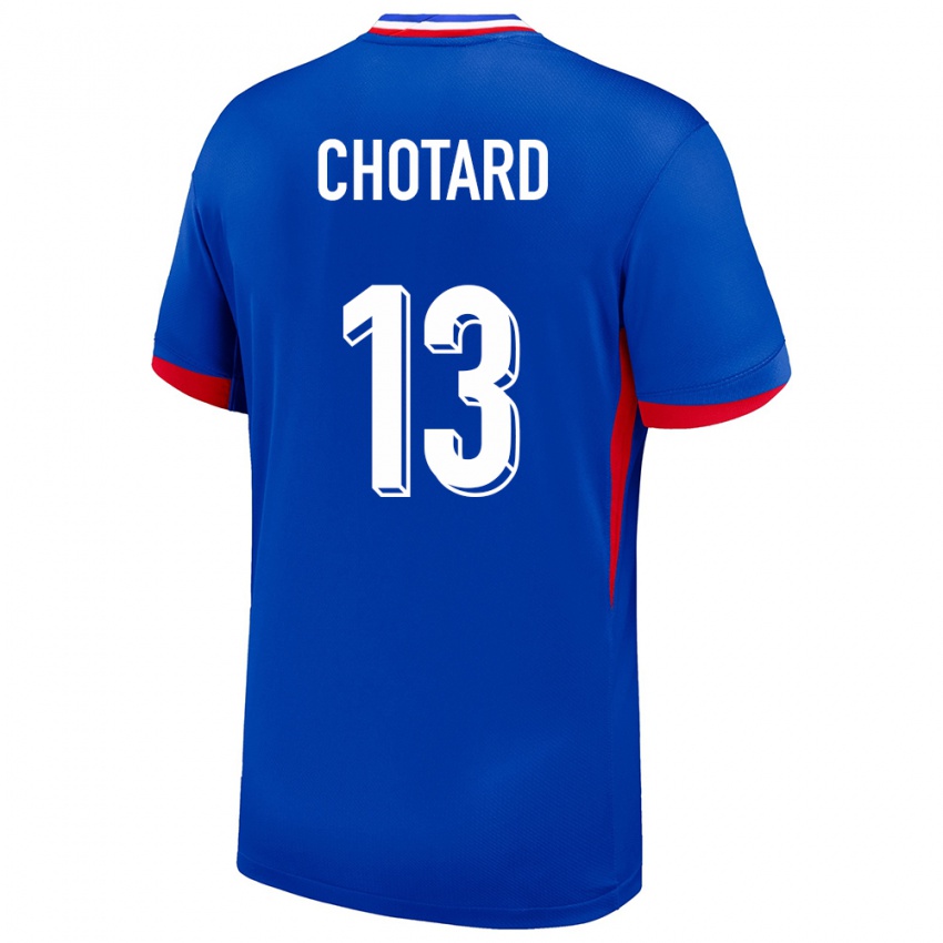 Niño Camiseta Francia Joris Chotard #13 Azul 1ª Equipación 24-26 La Camisa Chile