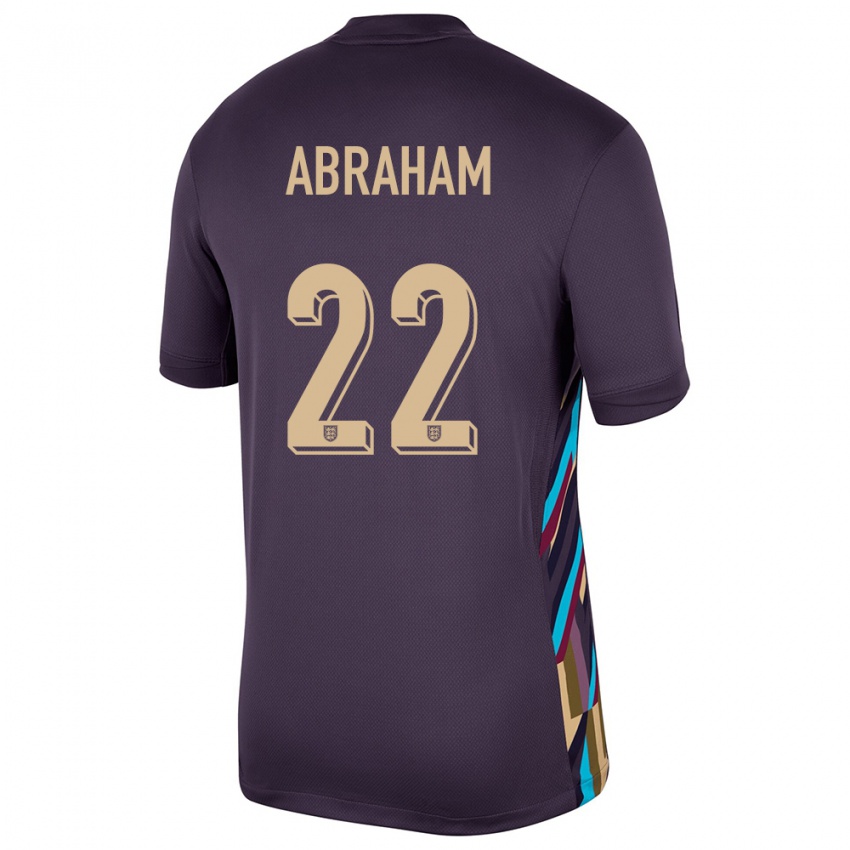 Mujer Camiseta Inglaterra Tammy Abraham #22 Pasa Oscura 2ª Equipación 24-26 La Camisa Chile
